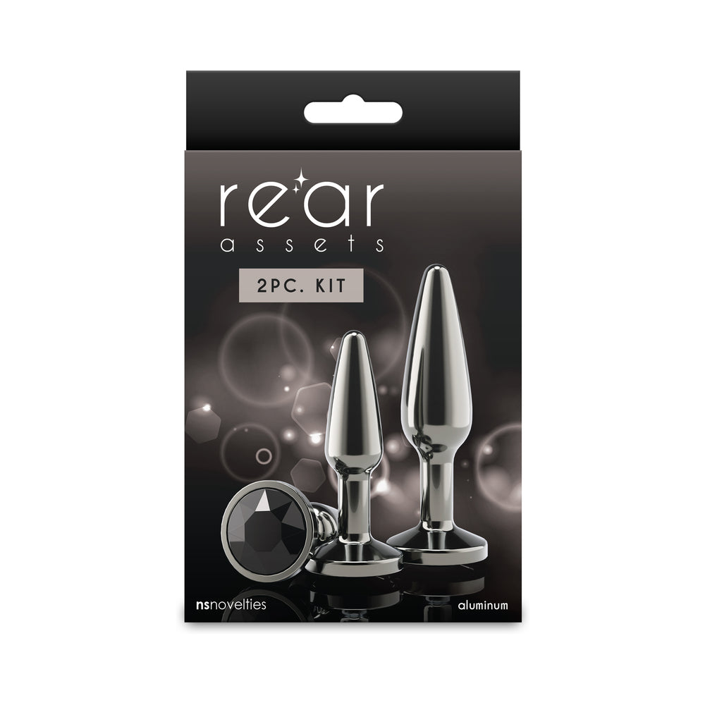 Rear Assets Tapered Anal Trainer Kit - GM/Black